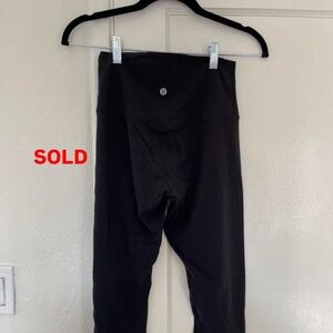 SOLD-Lululemon Align High Rise leggings